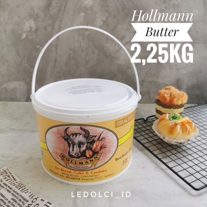 

] HOLLMANN BUTTER HOLLMAN HOLMAN BUTTER MENTEGA KEMASAN EMBER 2.25 KG