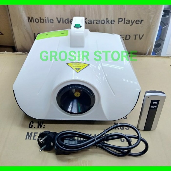 Paket Mesin Smoke Asap 900 Watt Wireless + Cairan Food Grade 1Liter