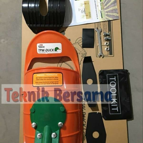 PENYIANG GULMA PADI TPW-DUCK UNTUK MESIN POTONG RUMPUT