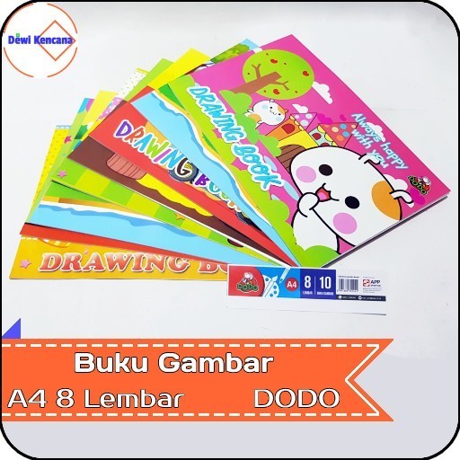 

Diskon Buku Gambar A4 8 Lembar 10 Buku Dodo Limited