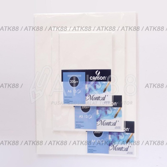 

Update Ready Canson Montval A4 200Gsm 12 Sheet - Kertas Cat Air Montval A4 Diskon
