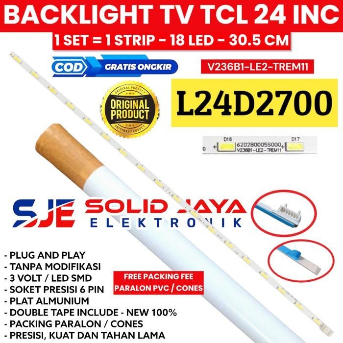 BACKLIGHT TV LED TCL 24 INC L24D2700 L 24D2700 LAMPU BL SMD 18K 3V 24D