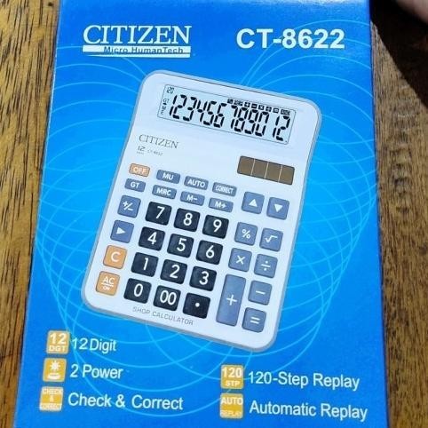 

Terjangkau KALKULATOR / CALCULATOR CITIZEN CT 8622 CT-8622