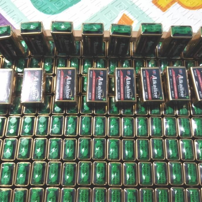 Miliki - batre kotak 9 volt merk alkaline 