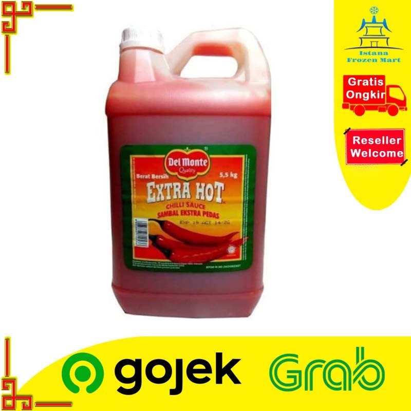

Saos Sambal DEL MONTE Extra Hot Galon 5,5 KG