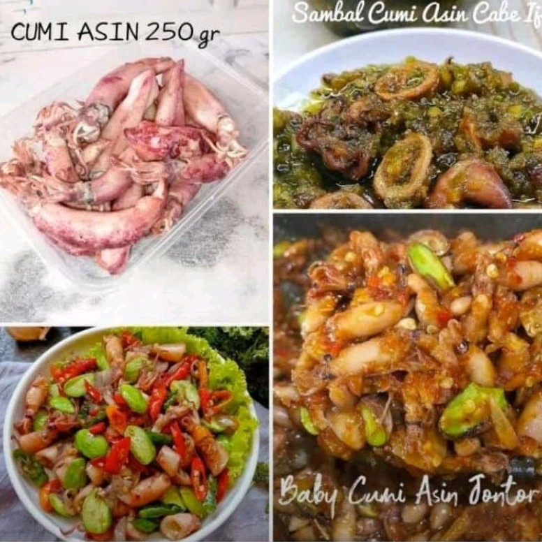 

Cumi Asin 250gr