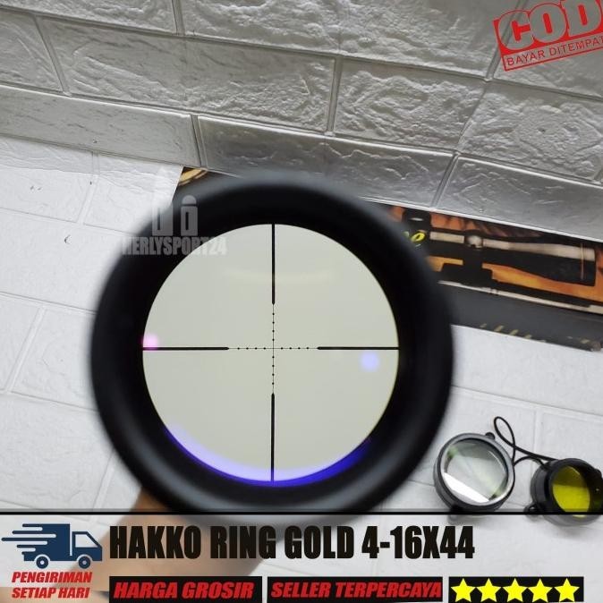 Teleskop Hakko Ring Gold 4-16X44 Tube 25 Termurah