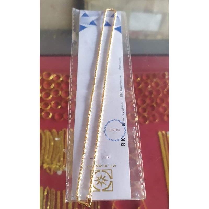 Kalung balok mini  emas kadar 375