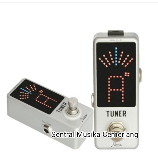 Pedal Efek Tuner Gitar Dan Bass Rowin Tuner Lt-910 Chromatic Tuner