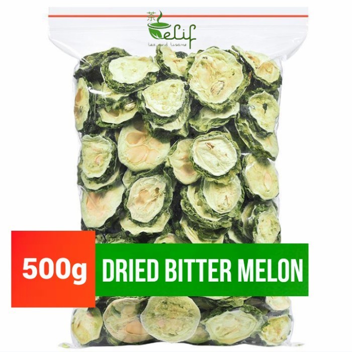 

Organic Dried Bitter Melon Slice Balsam Pear Pare Kering 250G 500G 1Kg