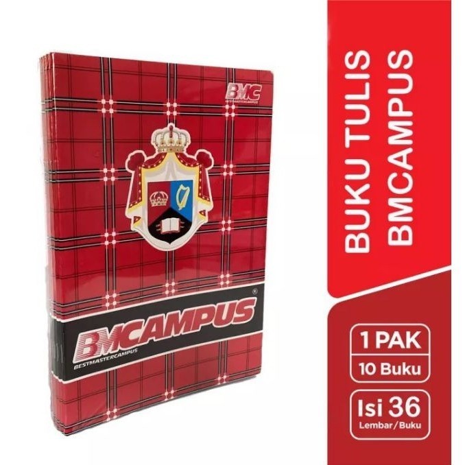 

Dijual Buku Tulis Bmc Campus 36 Lembar (1Pak/10Buku) / Bmcampus Boxy Hemat