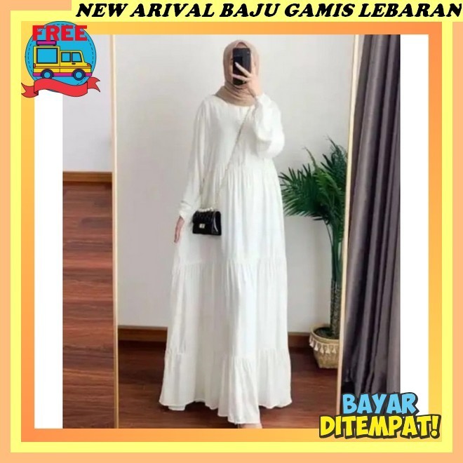 Sameerah Dress Ori By Nadheera Luxury Gamis Terbaru Moica Stretch Premium X Lace Premiumbusui Jumbo 