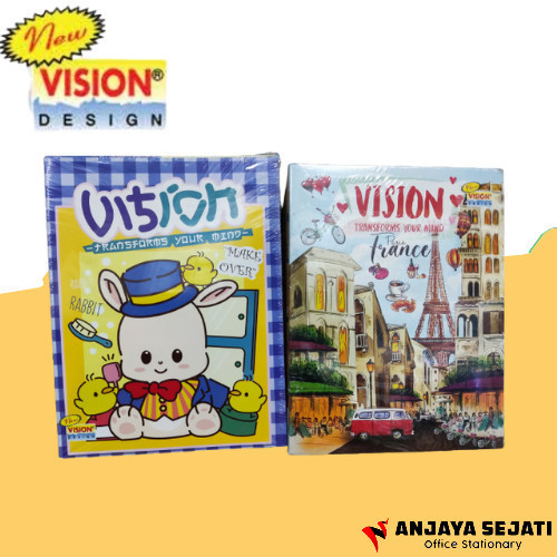 

Sale!!! Buku Tulis Vision 58 Lembar | Buku Vision | Buku Sekolah | Perpack Terbatas