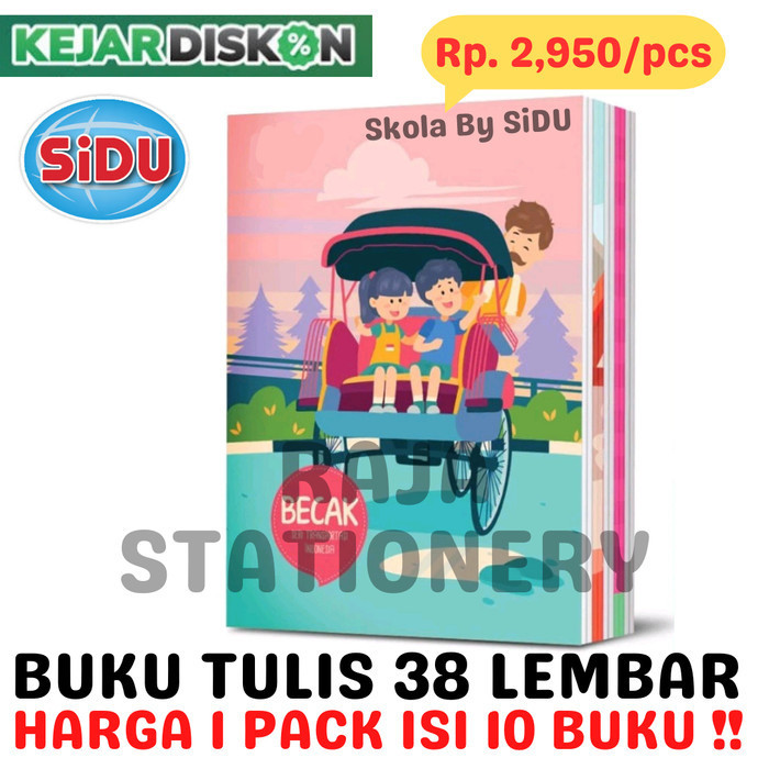 

Terlaris Buku Tulis 38 Lembar Garis Skola By Sidu Notebook Sinar Dunia [10Pcs] Gilaa!!!