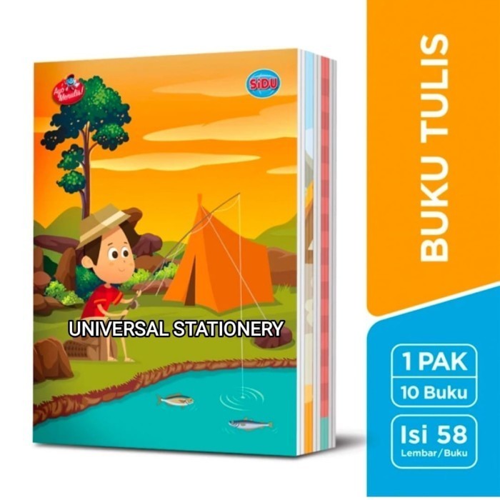 

Bagus Buku Tulis Sidu 58 Lembar ( Per Pack Isi 10 Buku ) / Buku Sidu 58 L Murah