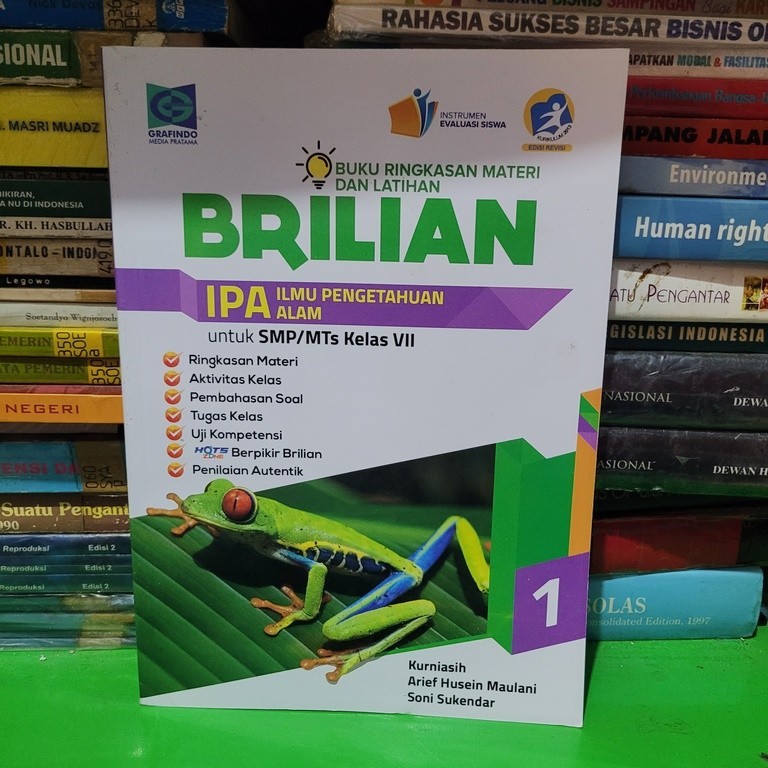 BUKU BRILIAN IPA KELAS 1 SMP GRAFINDO