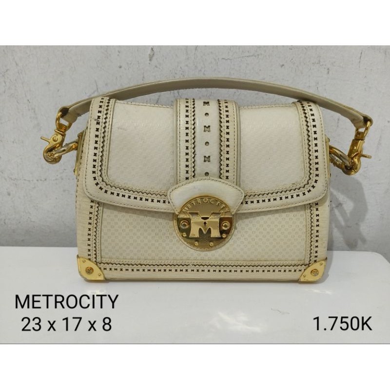 Tas Top Handle Bag Metrocity Metro City Rare Mewah Unik