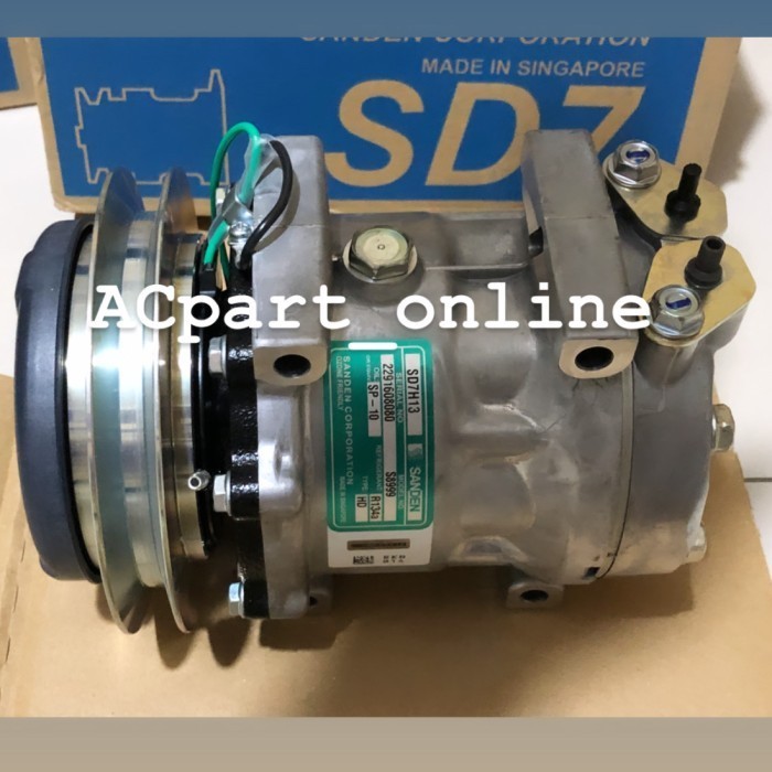 Compressor kompresor SANDEN SD7H13 SK 200 ,KOMATSU HD 785-7 ORI SANDEN