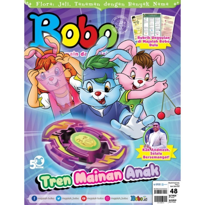 

Berlangganan Majalah Bobo 3 Bulan