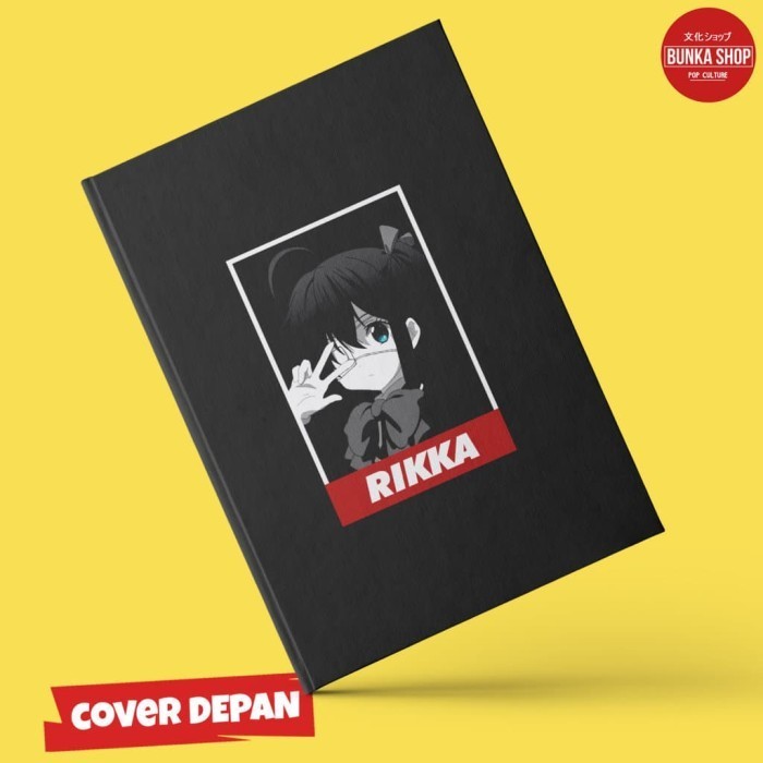 

Promo Note Book Anime Hardcover Chuunibyou Rikka Takanashi A5 Berkualitas