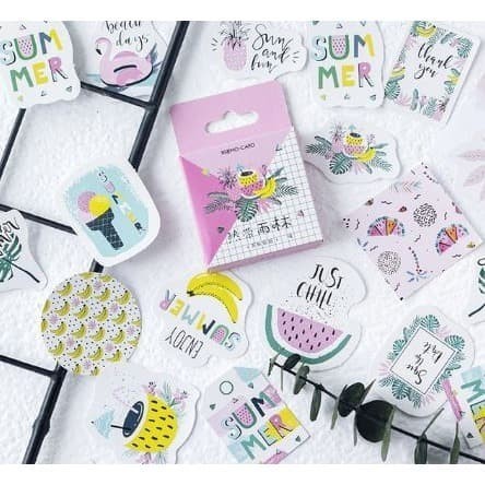 

Trendi Sticker Stiker Sunday Vibe Chill Art Dekorasi Diary Buku Jurnal Binder Bergaransi