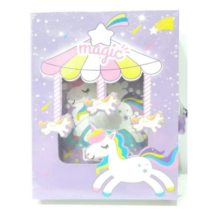 

Kusus Hari Ini Buku Diary Unicorn Pake Gembok Murah