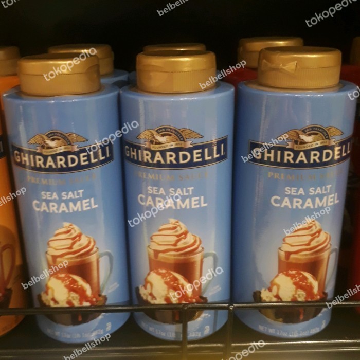 GHIRARDELLI PREMIUM SAUCE SEA SALT CARAMEL 482 GR