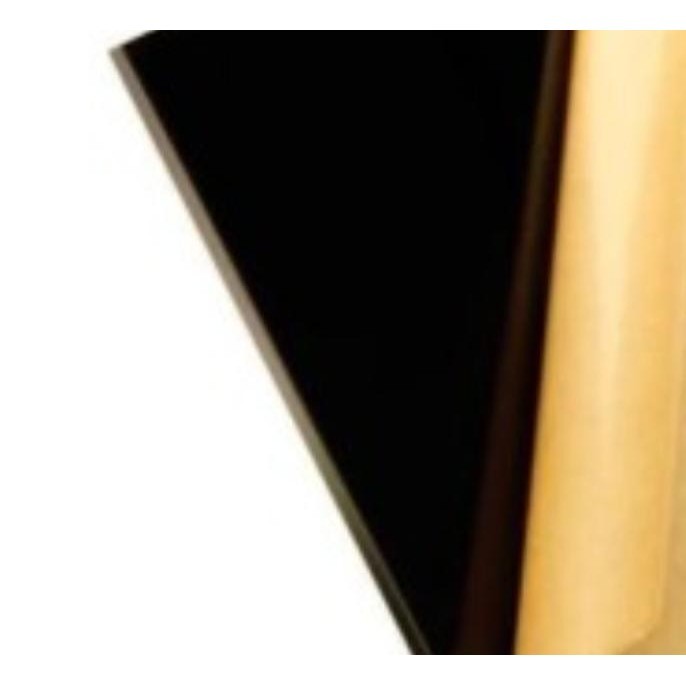 sto Akrilik lembaran Hitam Solid / Acrylic 2mm (Uk 122x244 cm )