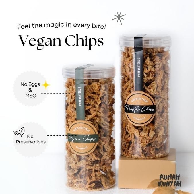 

Cemilan Diet Sehat Vegan Keripik Jamur Tiram Air Fry No MSG No Eggs