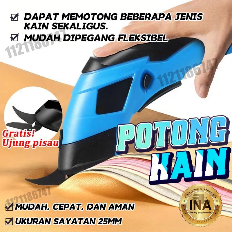 

Banyak Kain Tersedia!Gunting/Portabel Gunting Elektrik Aman Dan Cepat/Mudah Dibawa-Bawa/Ibu, Istri