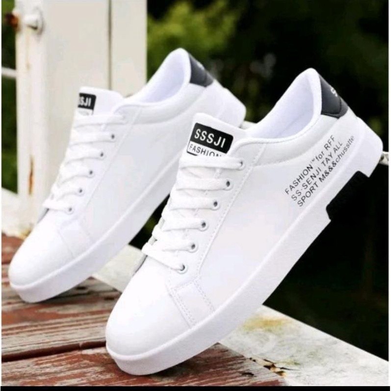 Sepatu Sneakers Pria  2024 Putih Dewasa Sneaker Empuk Keds Women Srpatu Fashion Kekinian Full Set Sa