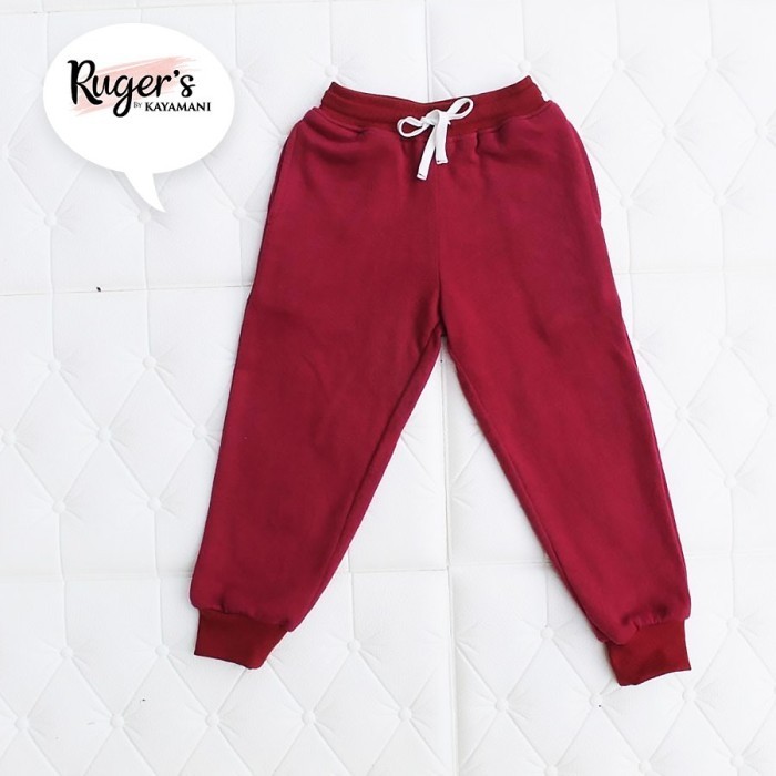 Rugers By Kayamani - Jogger Panjang Anak - Maroon