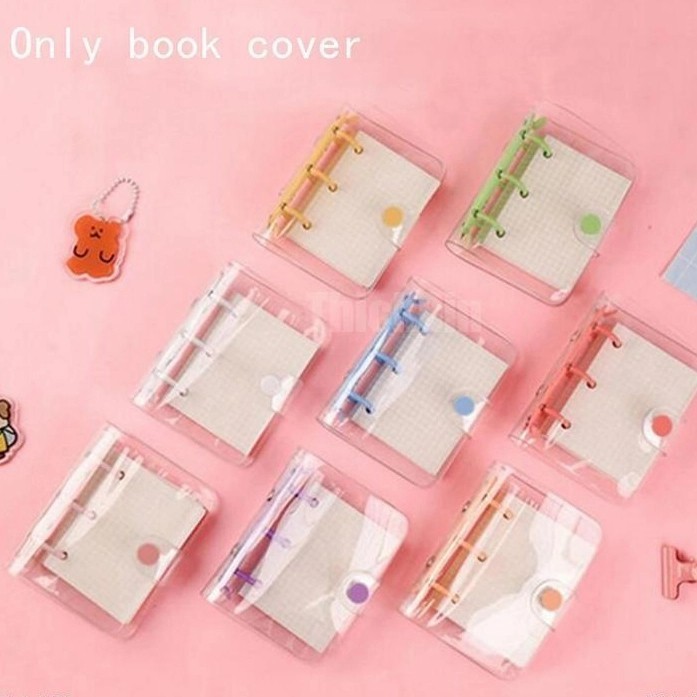 

Star Book Cover Journaling Pvc / Binder Mini Transparan / Scrapping Book Bagus