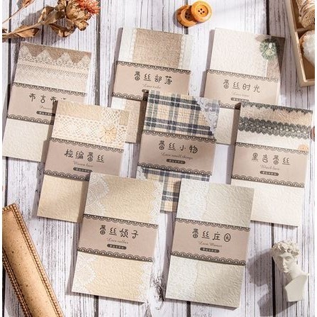 

Bagus Scrapbook Paper Pack 75X120Mm - Lace Weaving Workshop Series (30Pcs) Murah
