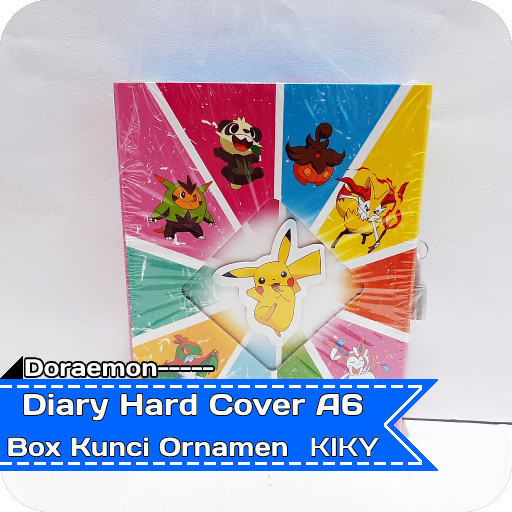 

Buruan Diary Hard Cover Box Kunci Ornamen A6 Kiky Terlaris