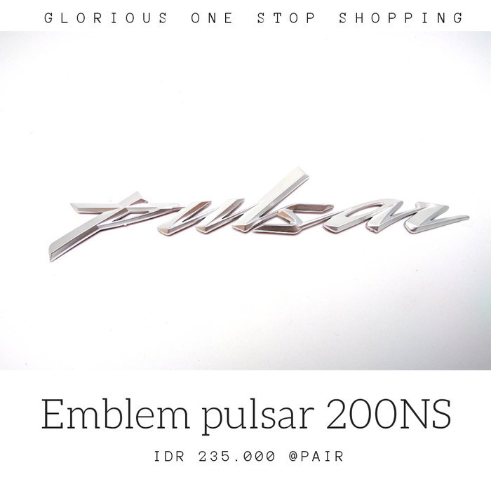 Logo Emblem Kawasaki Bajaj Pulsar 200NS aftermarket