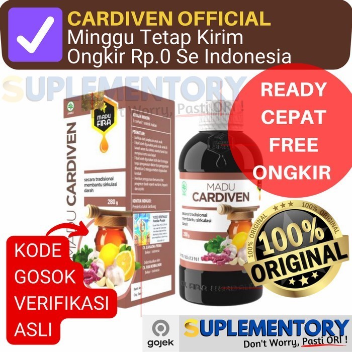 

Madu Cardiven Jantung Koroner Stroke Kardiven Asli Original