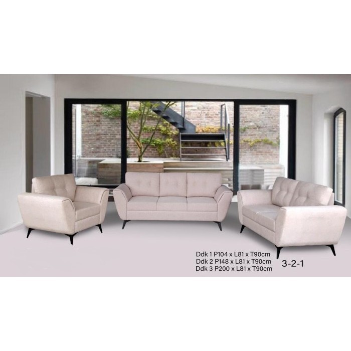 Sofa Minimalis 321 Seater modern Sofa Tamu Sofa ruang tamu