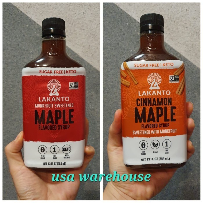 

Lakanto Maple / CInnamon Maple Flavored Syrup 384 ml sirup maple