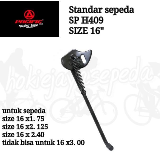 Pacific Standar sepeda ukuran 16" untuk sepeda bmx / mini / lipat