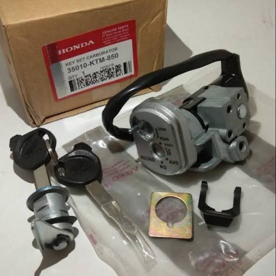 KUNCI KONTAK SET ASSY HONDA SUPRA X 125 LAMA KARBU KTM ORIGINAL AHM