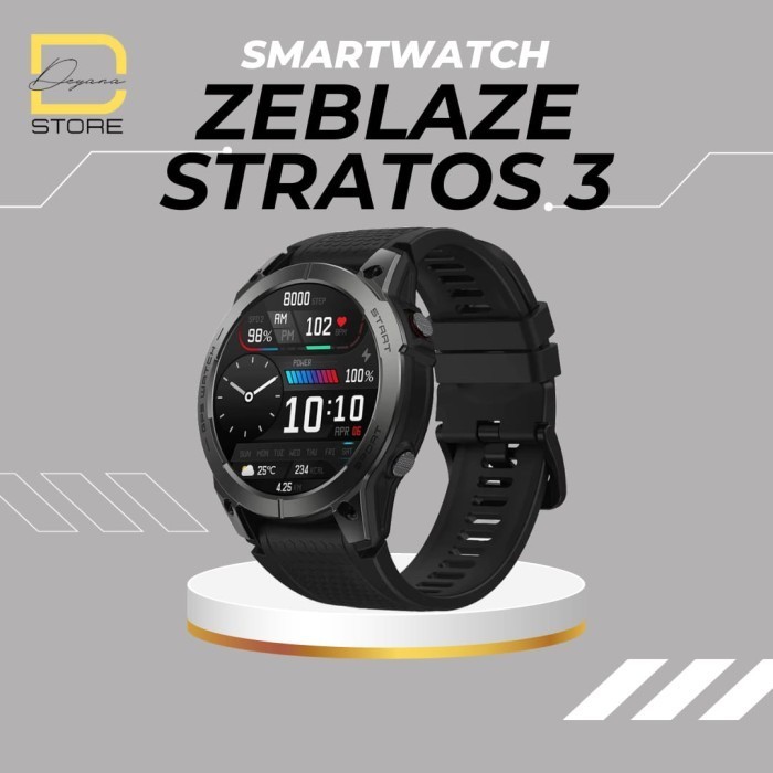 Zeblaze Stratos 3 Amoled Smartwatch Gps Positioning