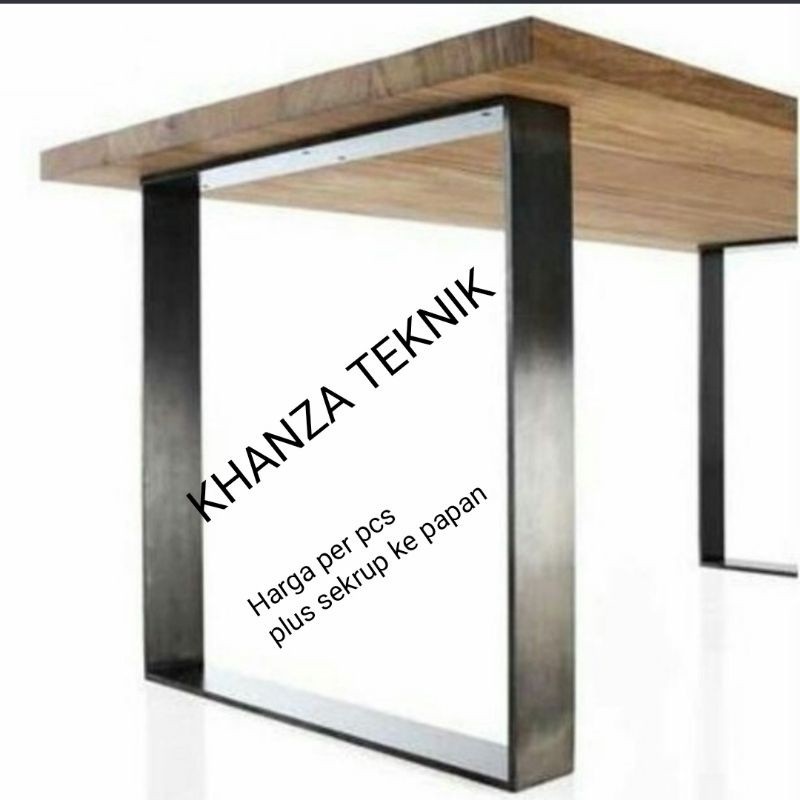 Kaki Meja Full Plat/ Kaki Meja Besi