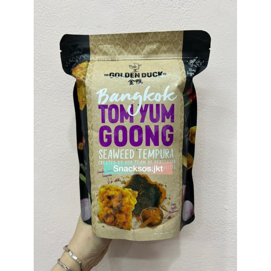 

The Golden Duck Singapore Salted Egg Crab Seaweed Tempura Crunchy Chip