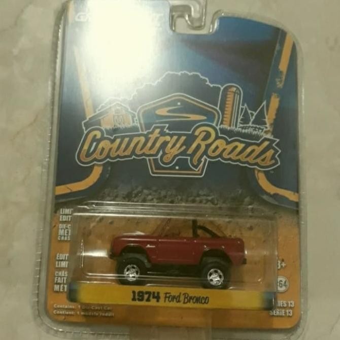 greenlight 1974 ford bronco country roads