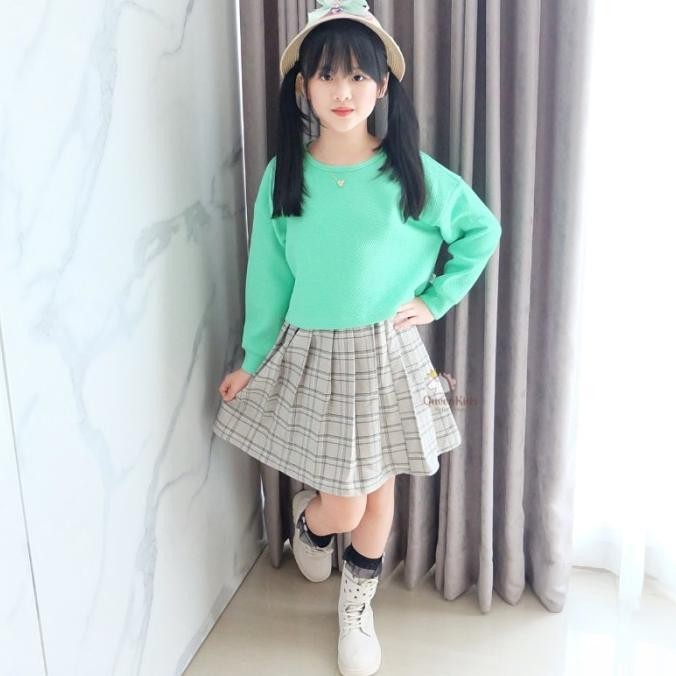 Terbaru Sabrina Set Qk176 / Setelan Anak Perempuan / Rok Anak Limited Edition