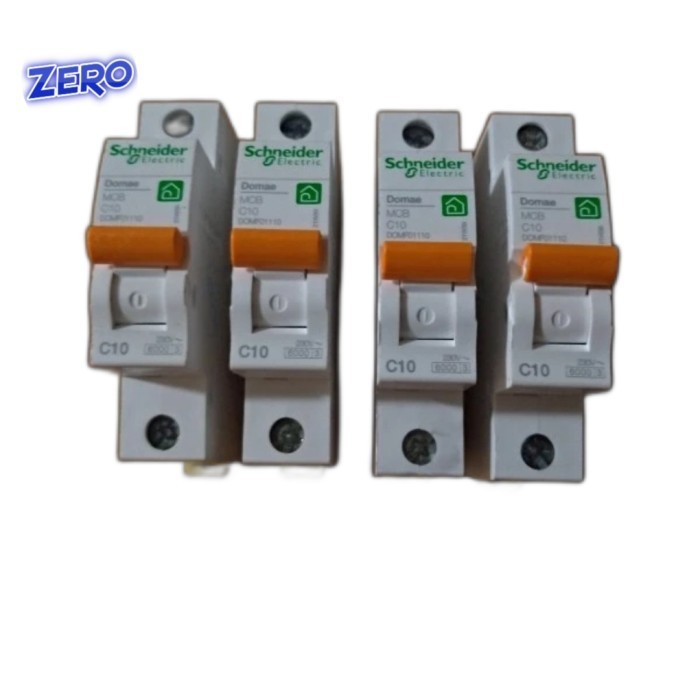 MCB DOMAE SCHNEIDER 1 PHASE 6A 10A 16A 20A 1PHASE DOMAE MCB SCHNEIDER