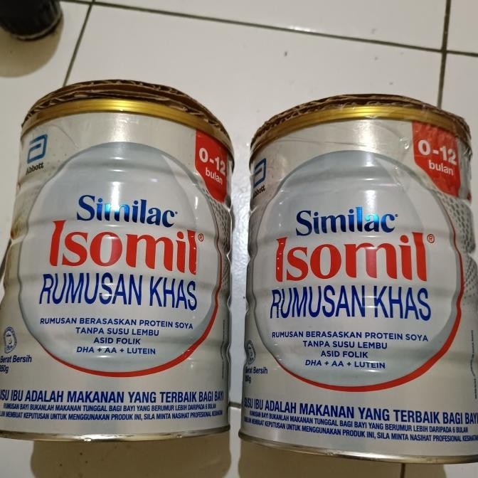 

Abbott Similac Isomil Plus 0 - 12 bulan 850 gr Kaleng Besar