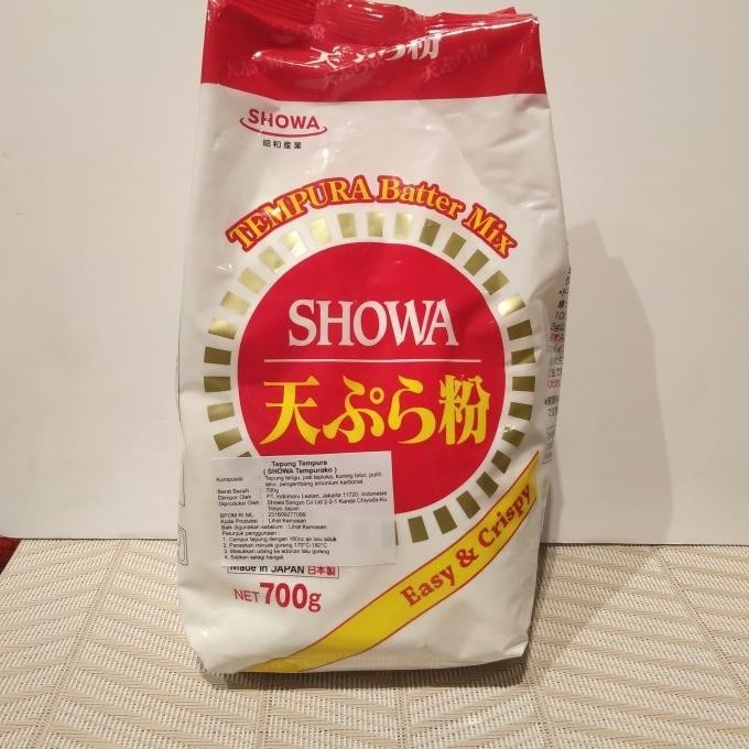 

Showa Tempura Batter Mix 700 gr | Tepung Tempurako Bread Crumbs Jepang