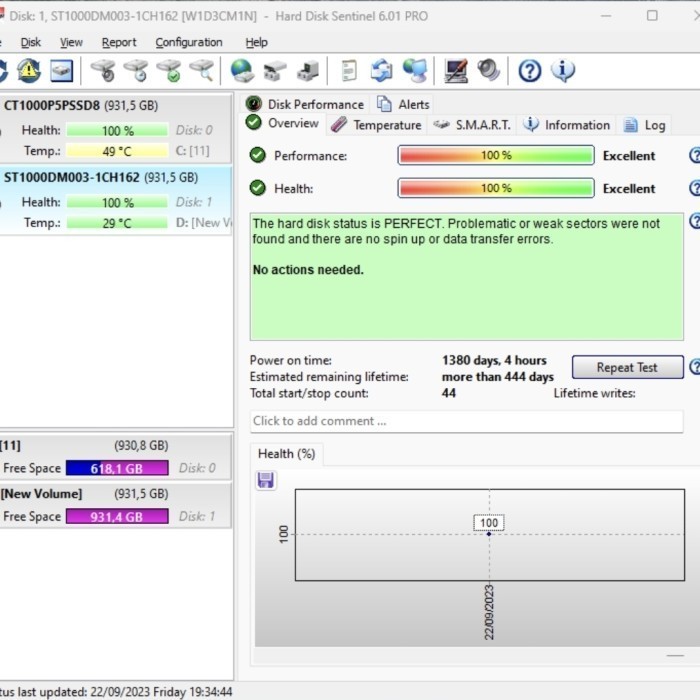 New Hard Disk Seagate 1TB 7200rpm Barracuda HDD Desktop CCTV Sentinel 100%